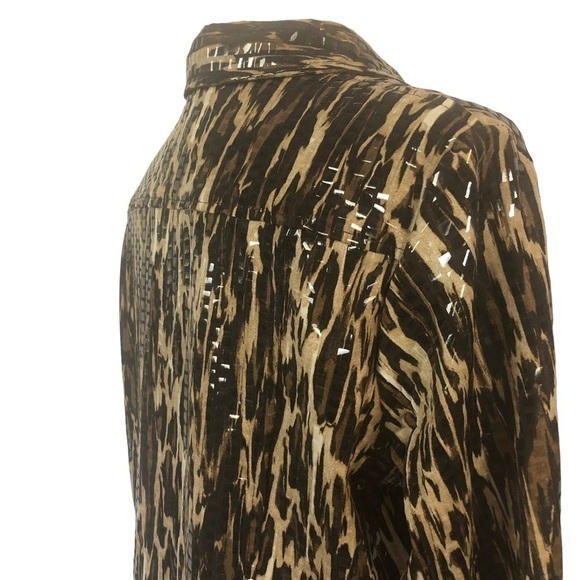 ELEMENTZ On Trend Petite Leopard Print Button Front… - Picture 5 of 9